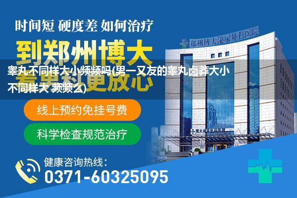 睾丸不同样大小频频吗(男一又友的睾丸卤莽大小不同样大 频频么)