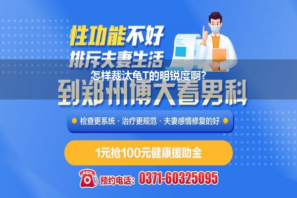 怎样裁汰龟T的明锐度啊?