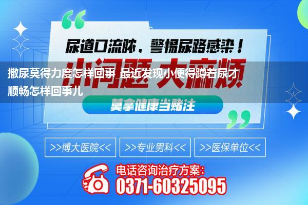 撒尿莫得力度怎样回事_最近发现小便得蹲着尿才顺畅怎样回事儿