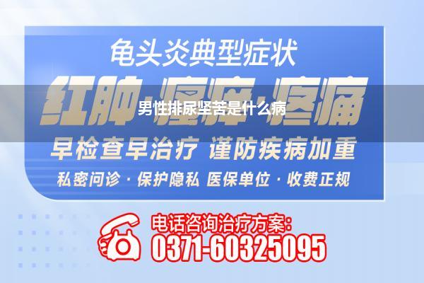 男性排尿坚苦是什么病