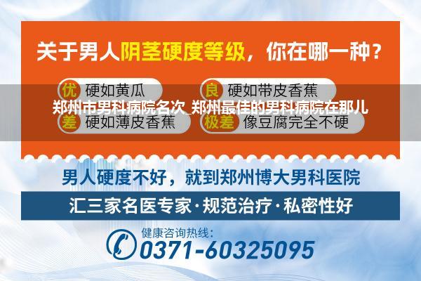 郑州市男科病院名次_郑州最佳的男科病院在那儿
