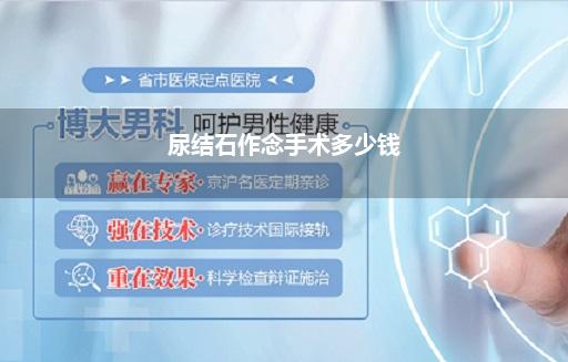 尿结石作念手术多少钱