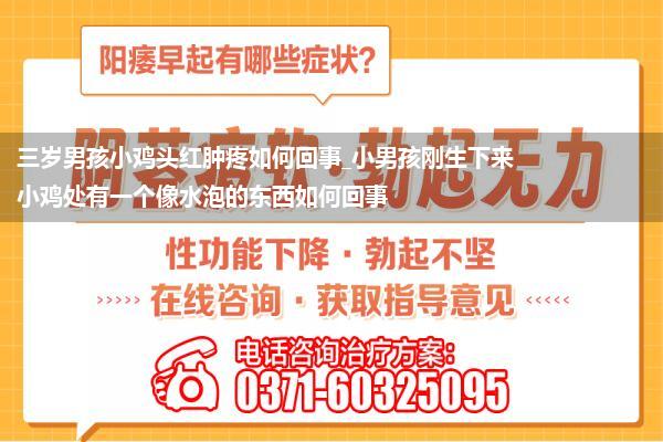 三岁男孩小鸡头红肿疼如何回事_小男孩刚生下来小鸡处有一个像水泡的东西如何回事