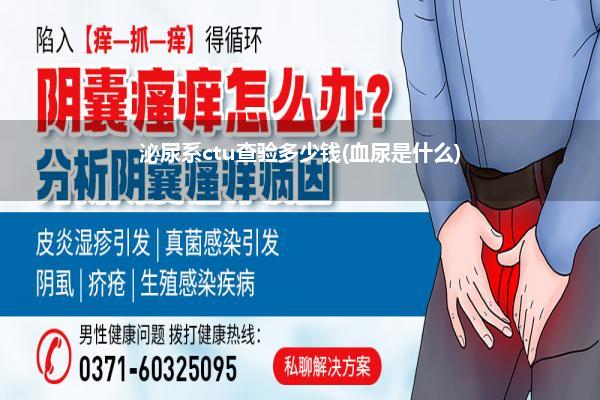 泌尿系ctu查验多少钱(血尿是什么)