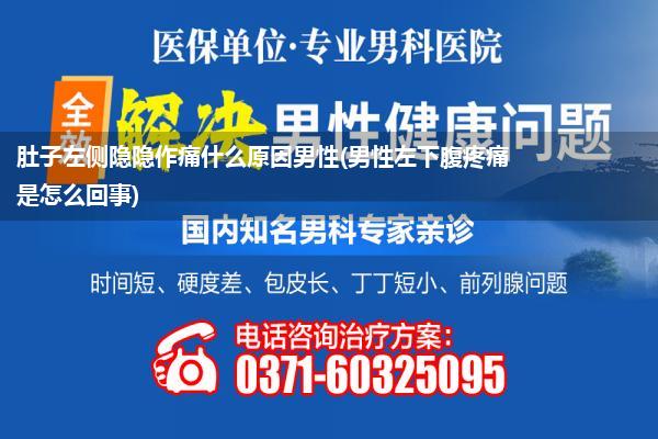 肚子左侧隐隐作痛什么原因男性(男性左下腹疼痛是怎么回事)