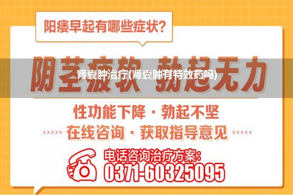 肾囊肿治疗(肾囊肿有特效药吗)