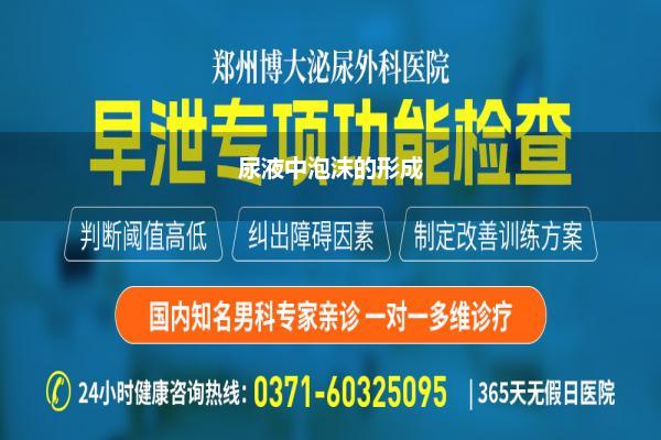 尿液中泡沫的形成