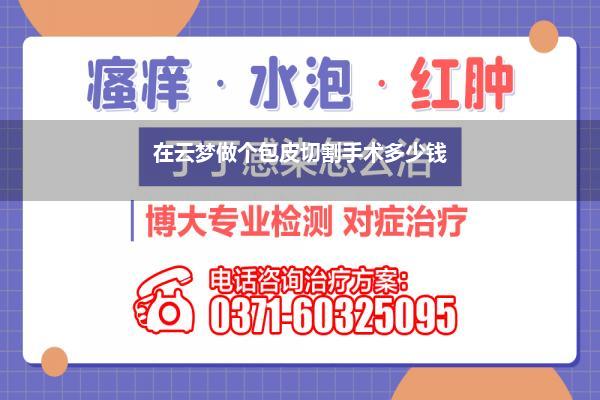 在云梦做个包皮切割手术多少钱